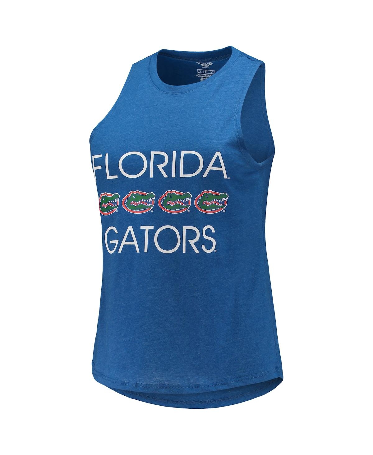 Shop Concepts Sport Women's  Orange, Royal Florida Gators Tank Top And Pants Sleep Set In Orange,royal