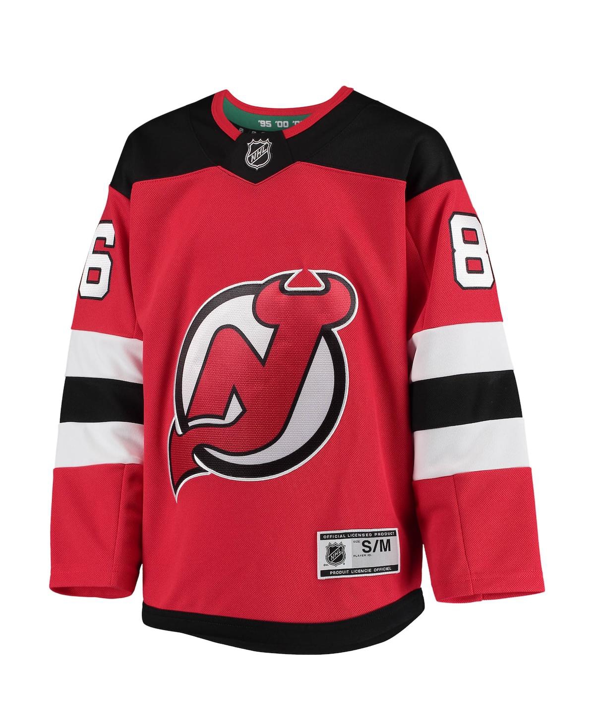 Big Boys Jack HughesNew Jersey Devils Home Premier Player Jersey - Red