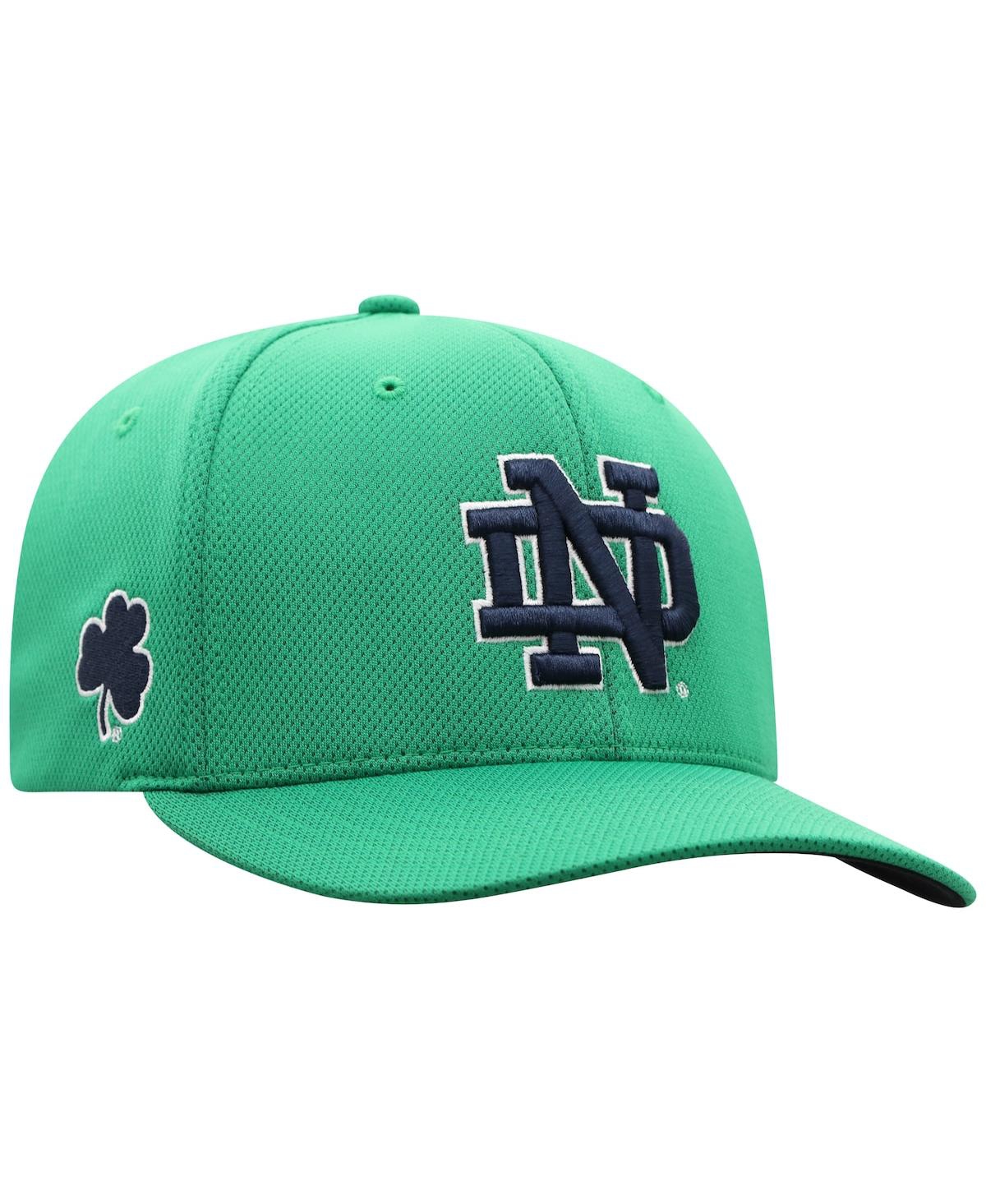 Top Of The World Men's Green Notre Dame Fighting Irish Team Color Fitted Hat In Green