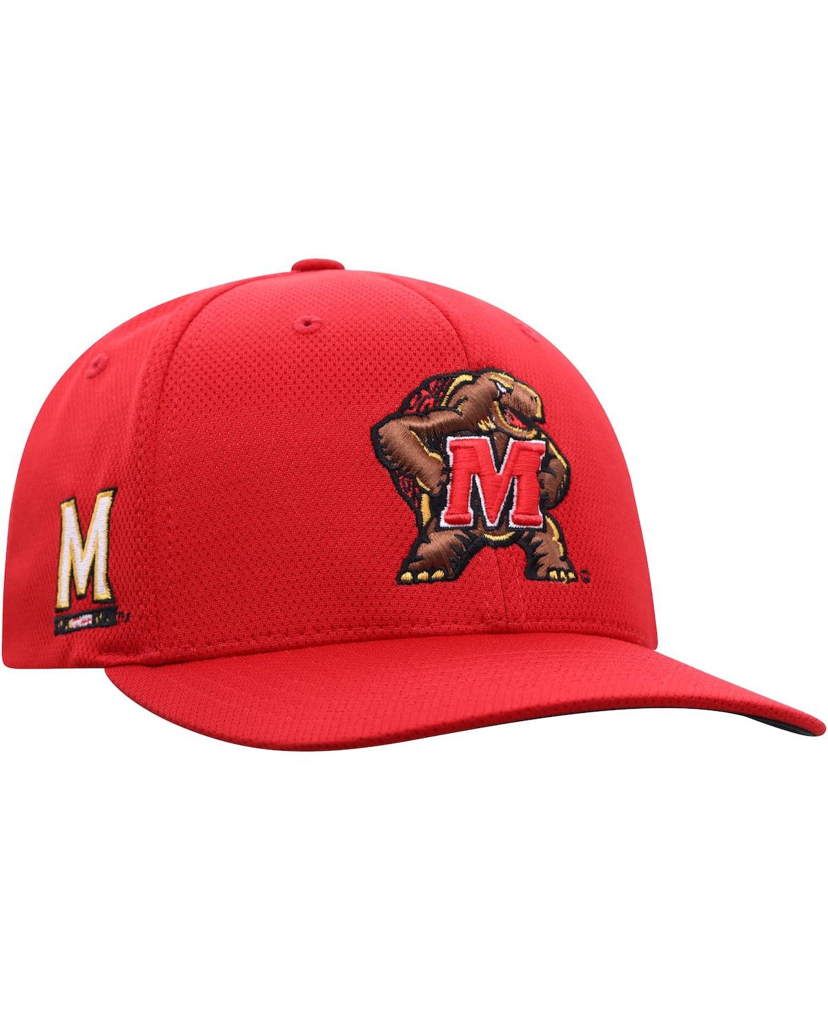 Shop Top Of The World Men's  Red Maryland Terrapins Reflex Logo Flex Hat