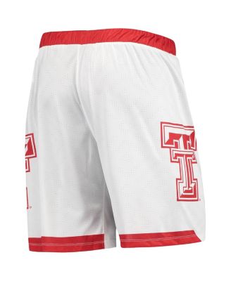 Men's White Texas Tech Red Raiders Alternate Replica Basketball Shorts