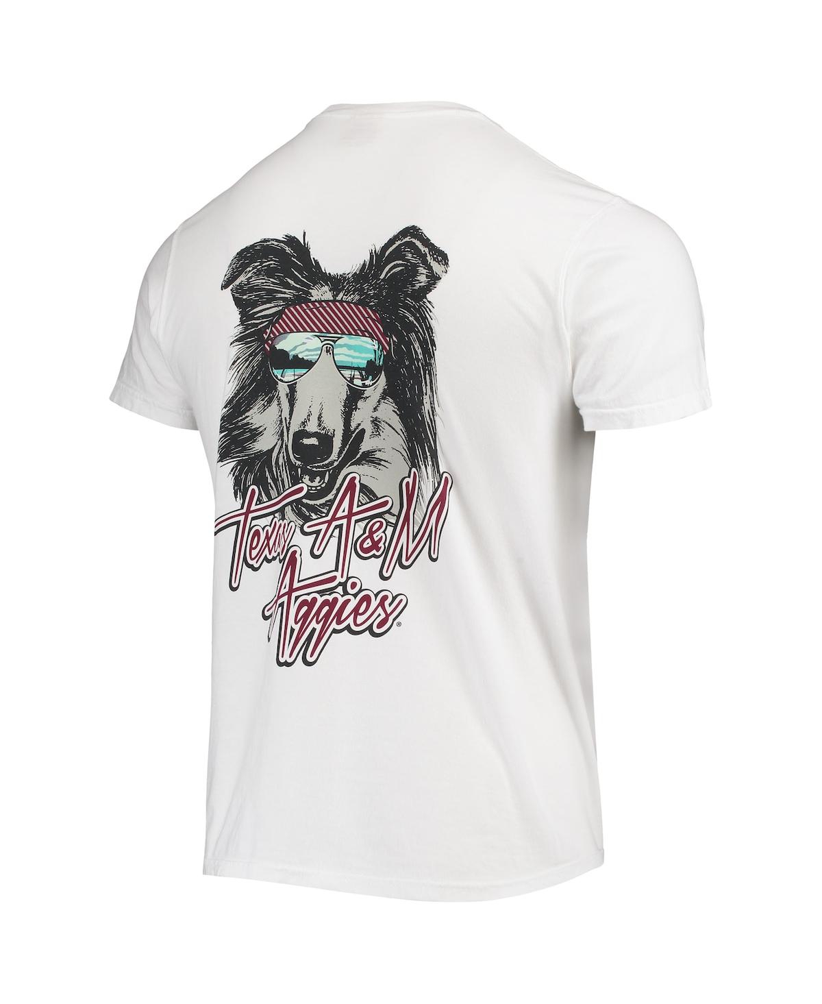 Image One Men's White Texas A&m Aggies Mascot Bandana T-shirt In White