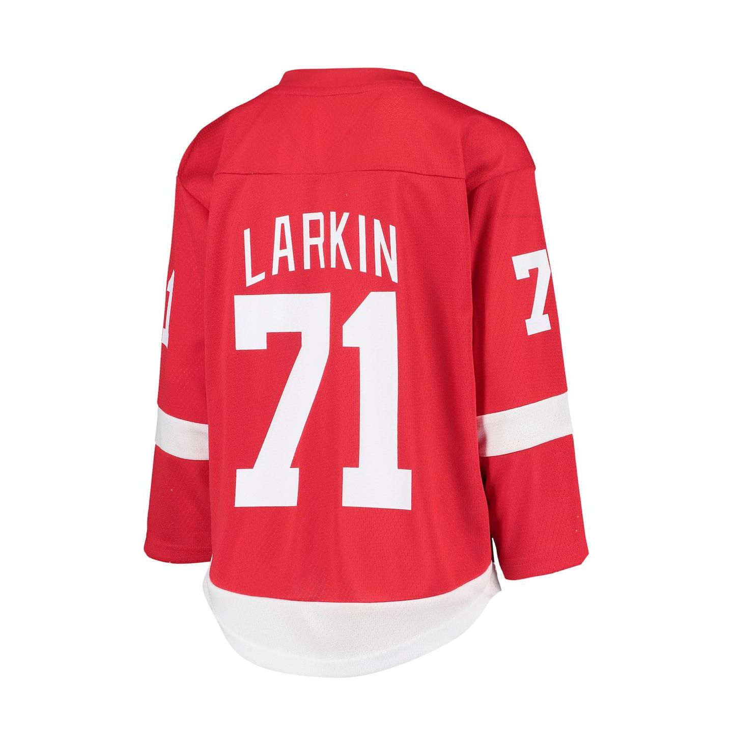 Топ Outerstuff Dylan Larkin Red Detroit Red Wings Home Replica Player Jersey для мальчиков — фото 4