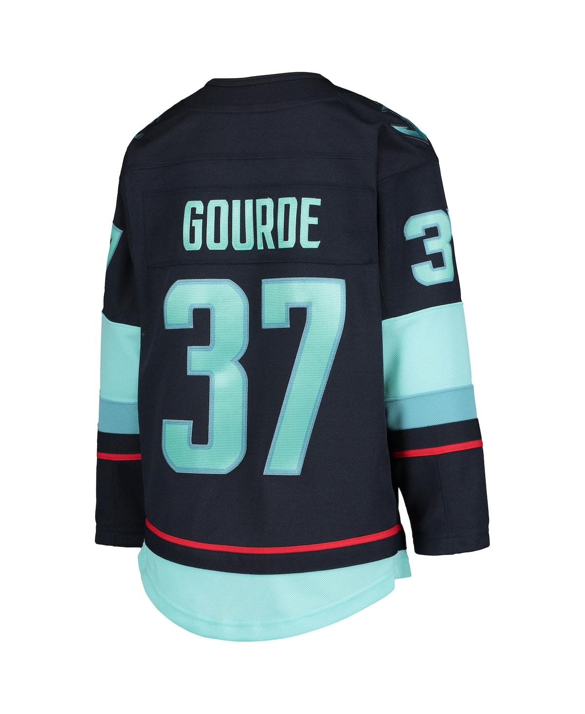 Big Boys Yanni GourdeSeattle Kraken Home Premier Player Jersey - Deep Sea Blue