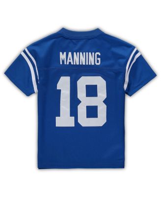 Preschool Boys and Girls Peyton Manning Royal Indianapolis Colts Retired Legacy Jersey