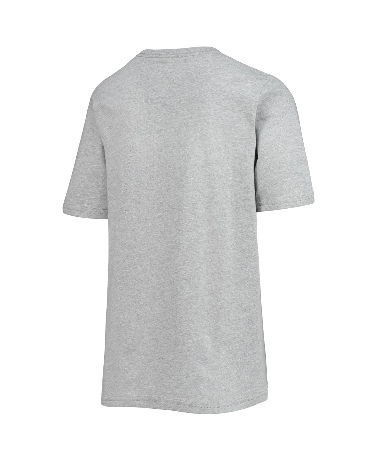 Mitchell & Ness Youth  Alonzo Mourning Heathered Gray Miami Heat Hardwood Classics King Of The Court In Heathered Gray