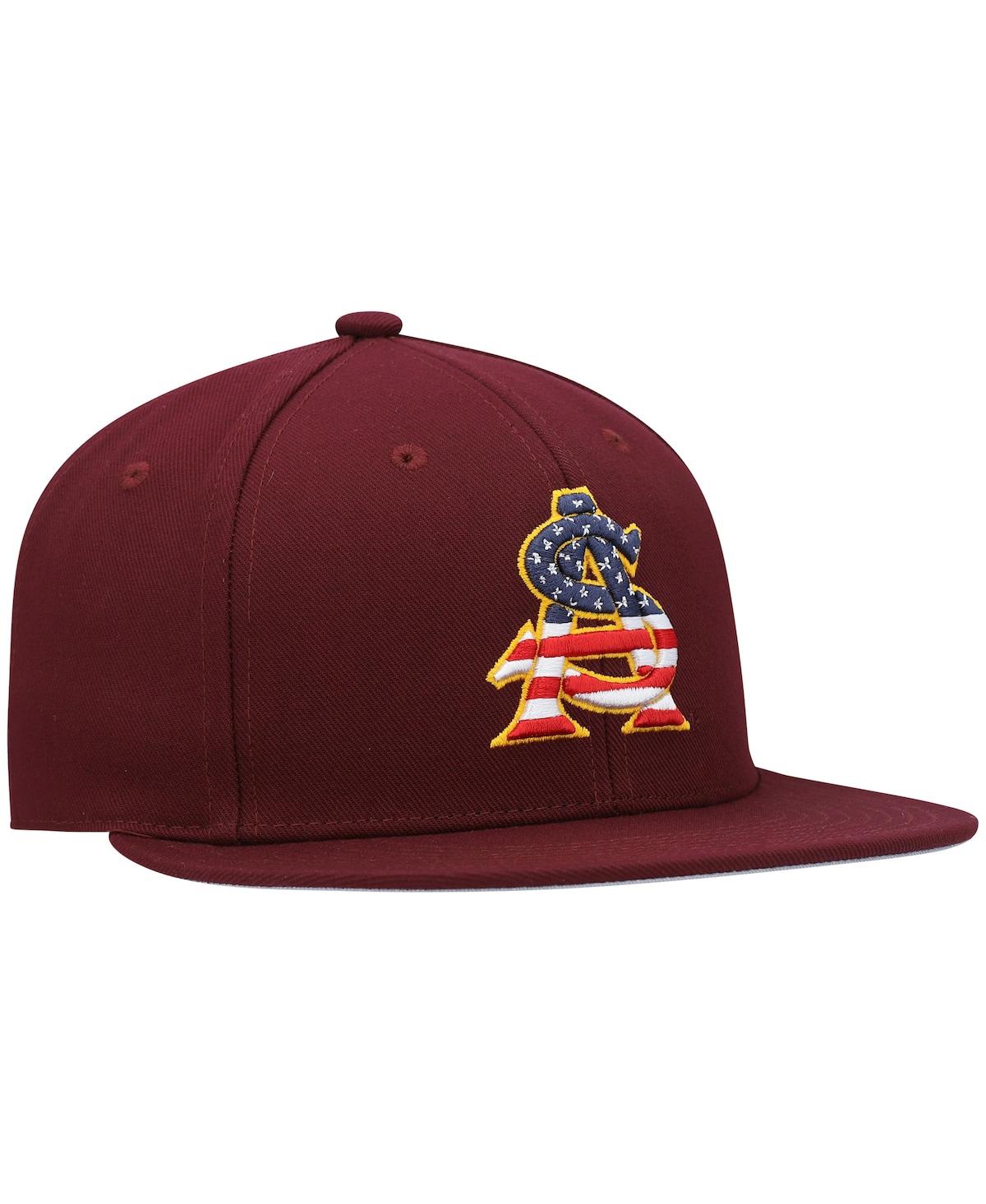 Shop Adidas Originals Men's Adidas Maroon Arizona State Sun Devils Patriotic On-field Baseball Fitted Hat