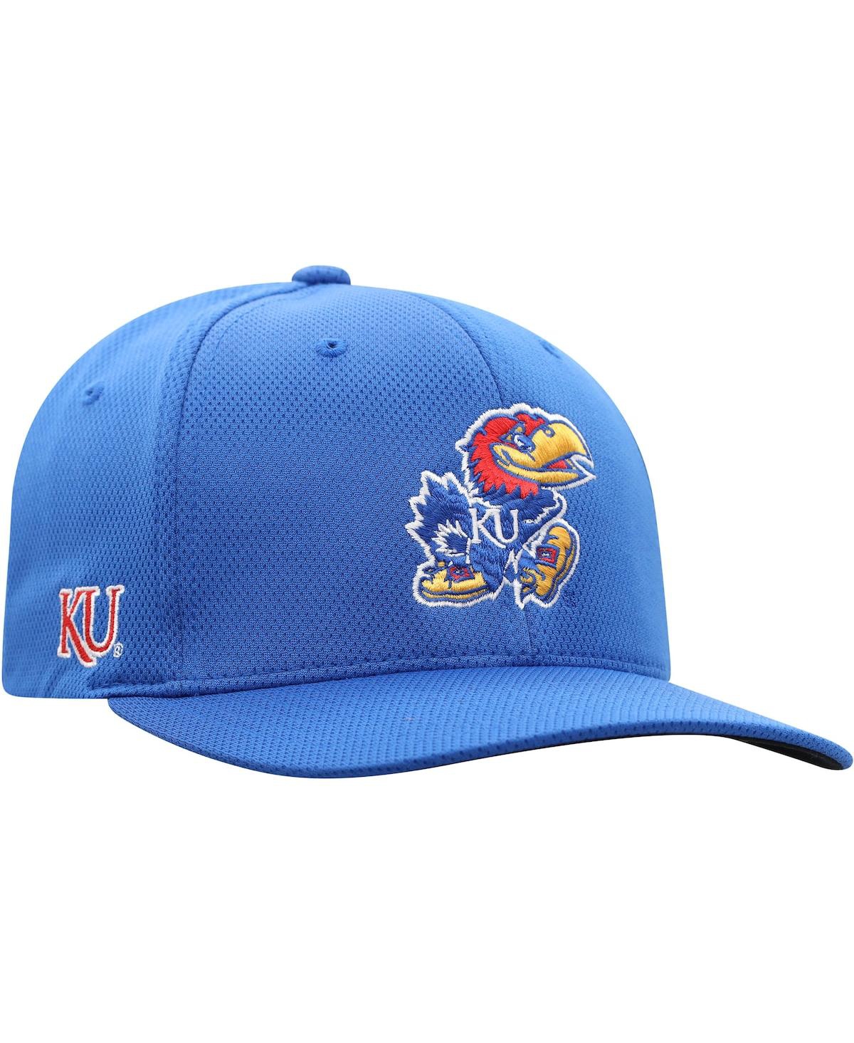 Shop Top Of The World Men's  Royal Kansas Jayhawks Reflex Logo Flex Hat