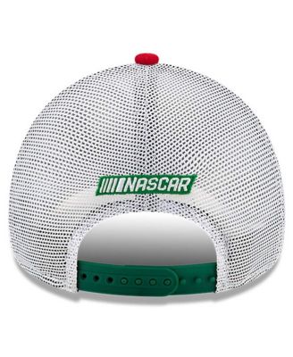 Men's Green, White Rusty Wallace Legends 9Forty A-Frame Adjustable Trucker Hat