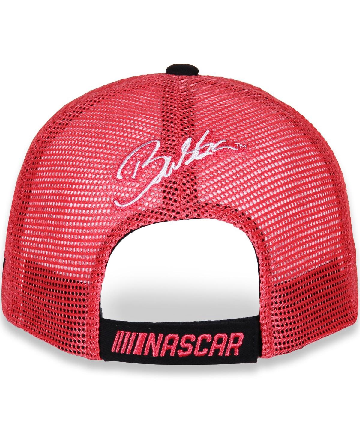 Men's Checkered Flag Red Bubba Wallace Doordash Adjustable Hat - Red