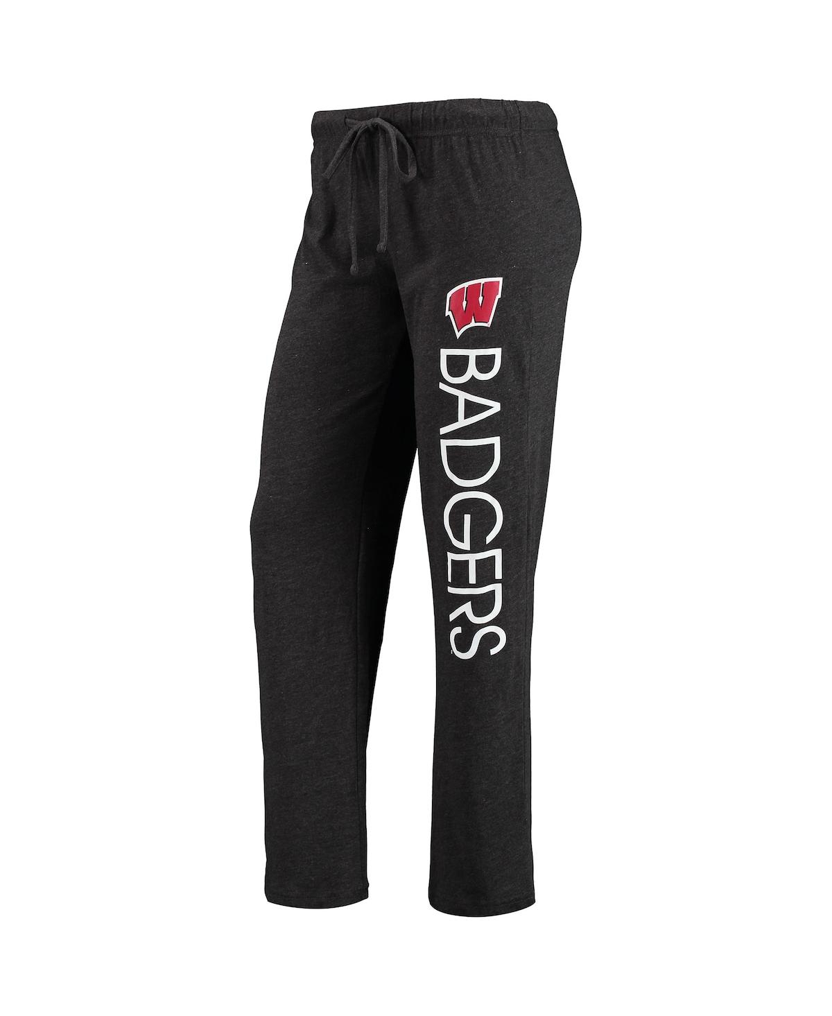 Shop Concepts Sport Women's  Black, Red Wisconsin Badgers Tank Top And Pants Sleep Set In Black,red