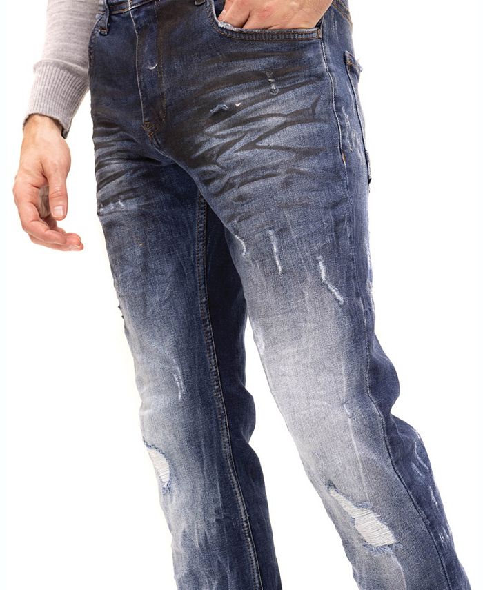 RON TOMSON Men's Modern Oiled Denim Jeans - Macy's