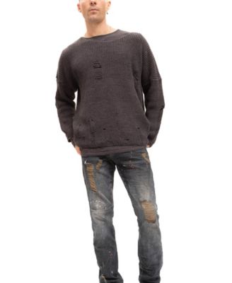 RON TOMSON Men's Modern Double Distorted Sweater - Macy's