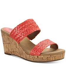 Daliaa Strappy Wedge Sandals, Created for Macy's