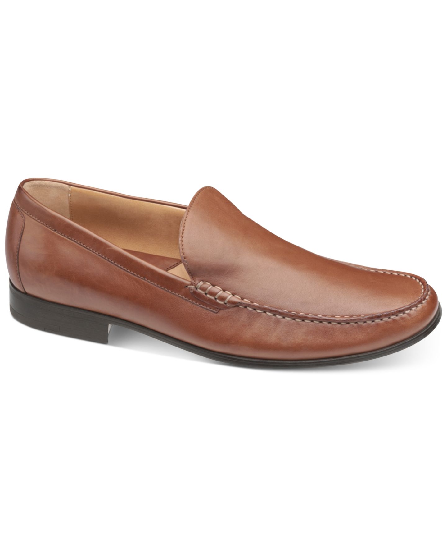 Мужские туфли Johnston & Murphy Cresswell Venetian Loafer, цвет: Коньячный — фото 1