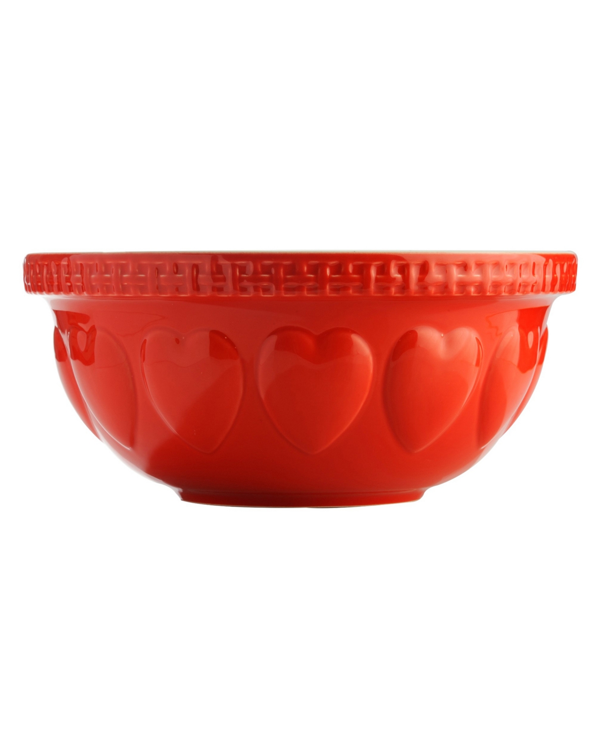 Mason Cash Hearts S12 Mixing Bowl In Red