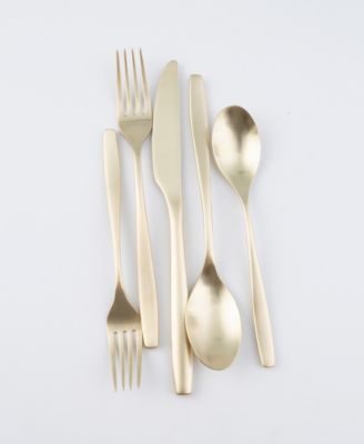 Averie Satin 20-Piece Flatware Set, Service for 4