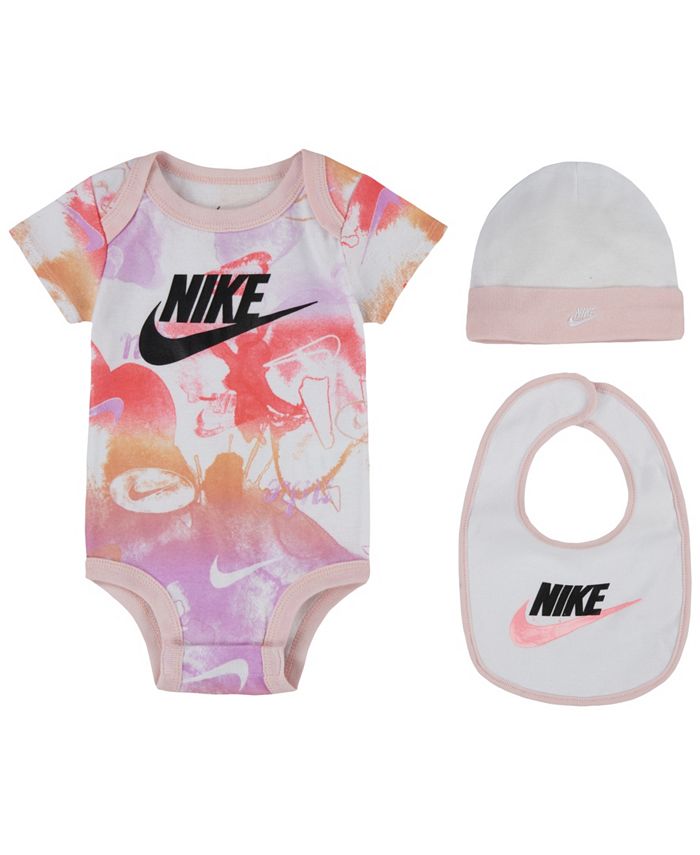 Baby Girls Capsule Connect Gift Box Bodysuit, Bib and Hat, Piece Set & Reviews - Sets & Outfits - Kids - Macy's