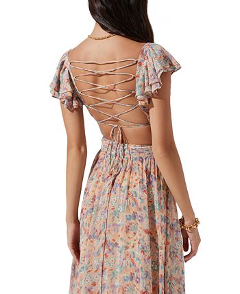 Primrose Floral Strappy Back Maxi Dress – ASTR The Label