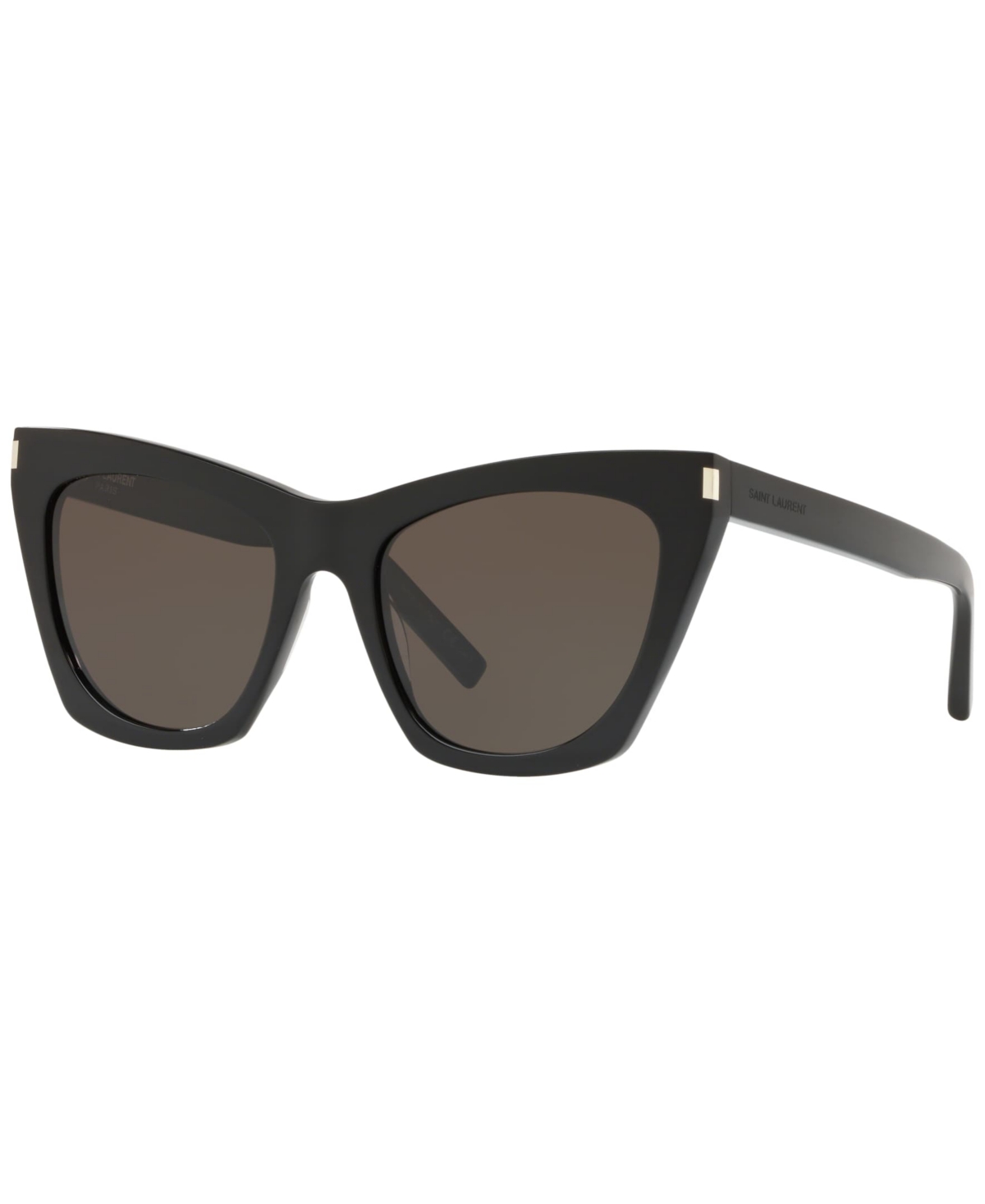 Shop Saint Laurent Women's Sunglasses, Sl 214 Kate In Black Shiny