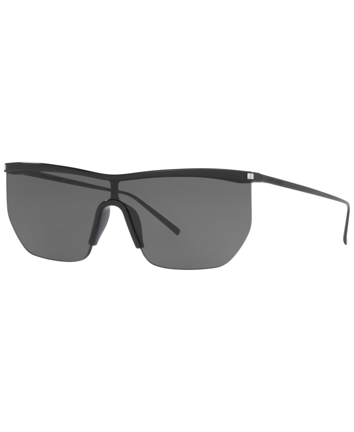 Saint Laurent Sl 519 Shield-frame Sunglasses In Black