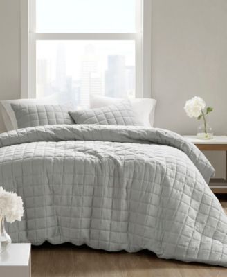 N Natori Cocoon Quilt Top 3-Pc. Comforter Set, King/California King