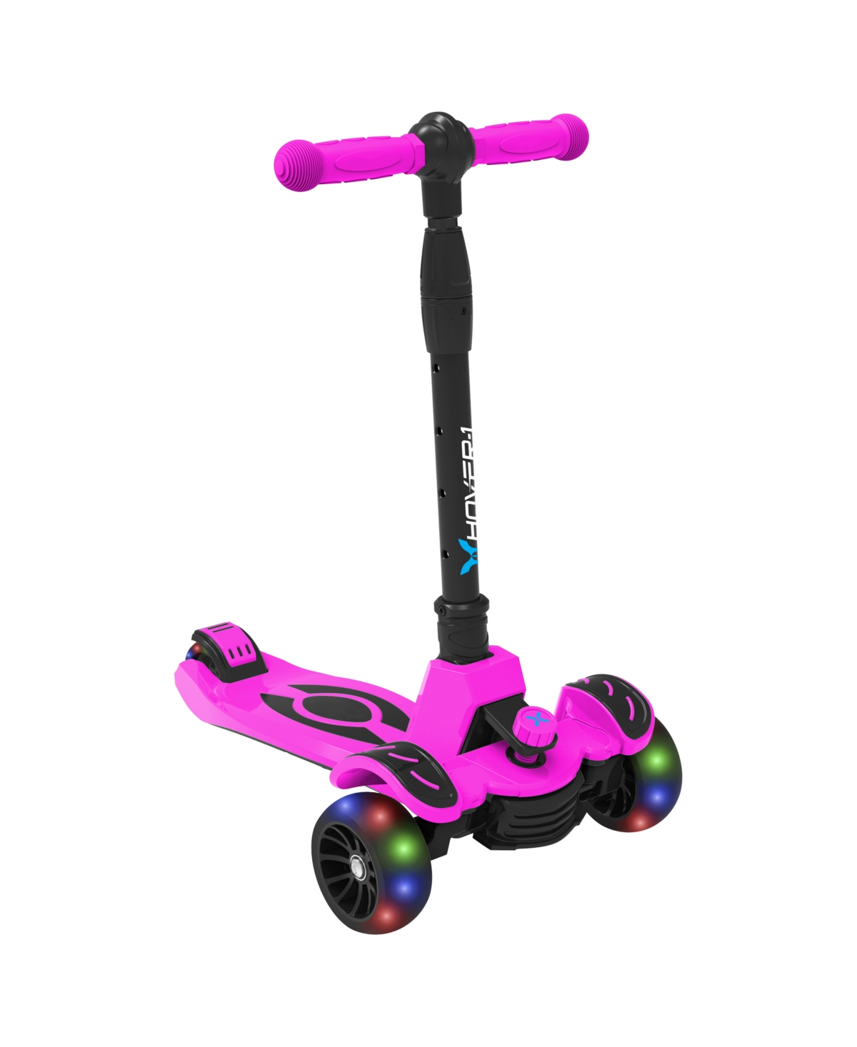 Hover-1 Vivid Folding Kick Scooter For Kids 5 Plus Year Old In Pink