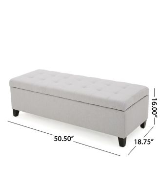 Mission Storage Ottoman