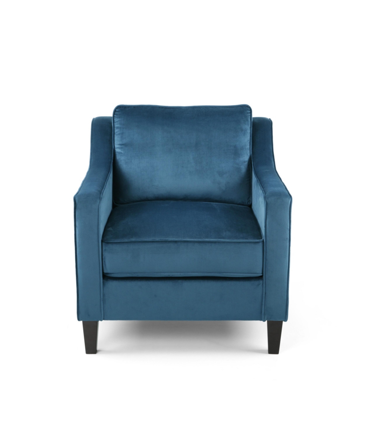 Noble House Milo Contemporary Club Chair In Blue