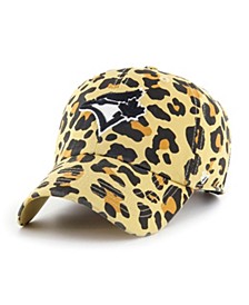 Women's '47 Toronto Blue Jays Tan Bagheera Cheetah Clean Up Adjustable Hat
