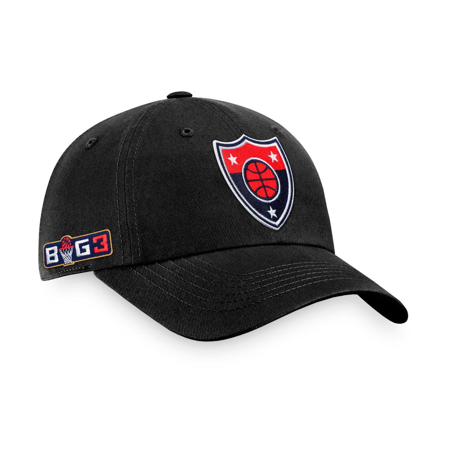Мужская кепка Fanatics Black Tri-State Core Adjustable Hat — фото 1