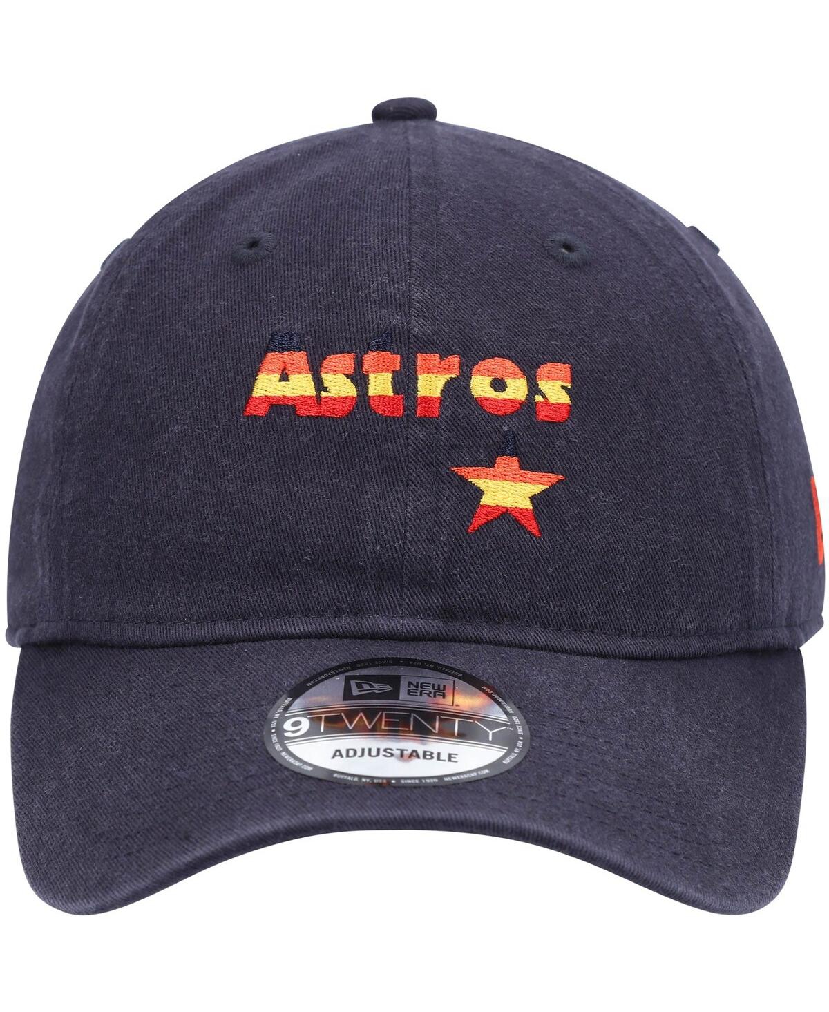 New Era Navy Houston Astros Fashion Core Classic 9twenty Adjustable Hat In Navy