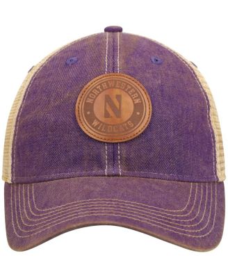 Men's Purple Northwestern Wildcats Target Old Favorite Trucker Snapback Hat