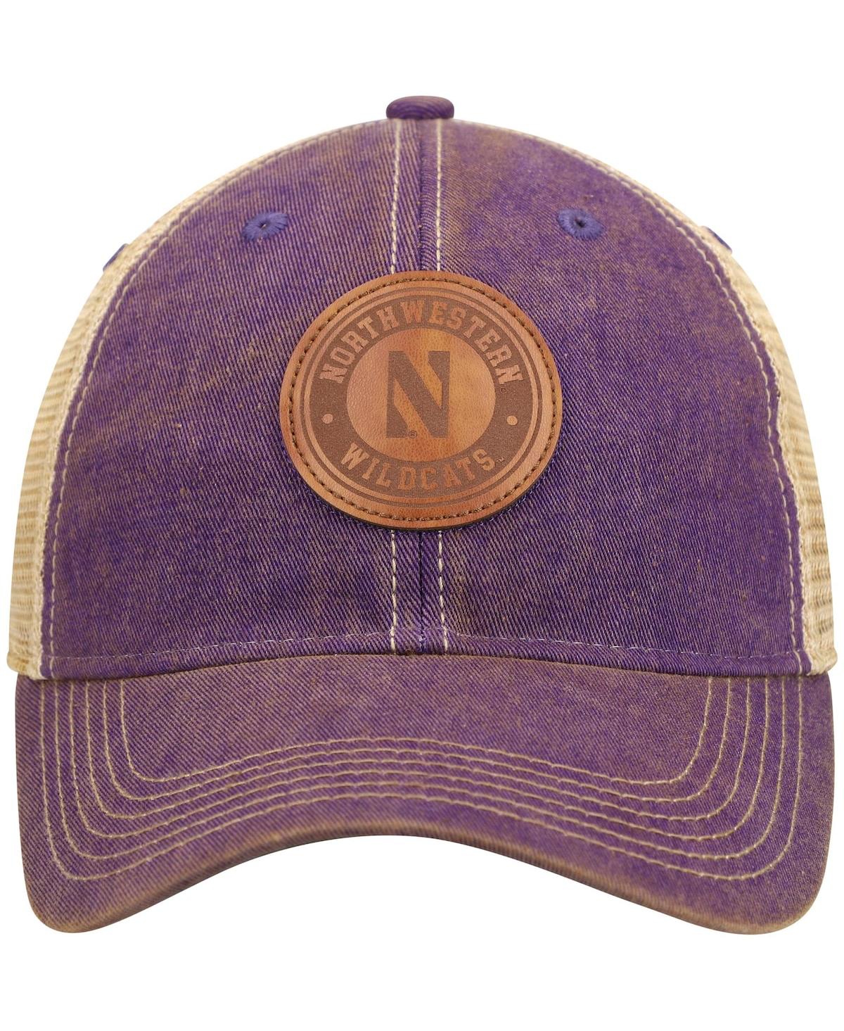 Shop Legacy Athletic Men's Purple Northwestern Wildcats Target Old Favorite Trucker Snapback Hat
