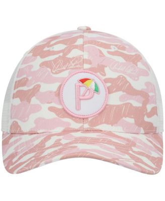 Men's Pink Arnold Palmer Invitational Camo P Snapback Hat