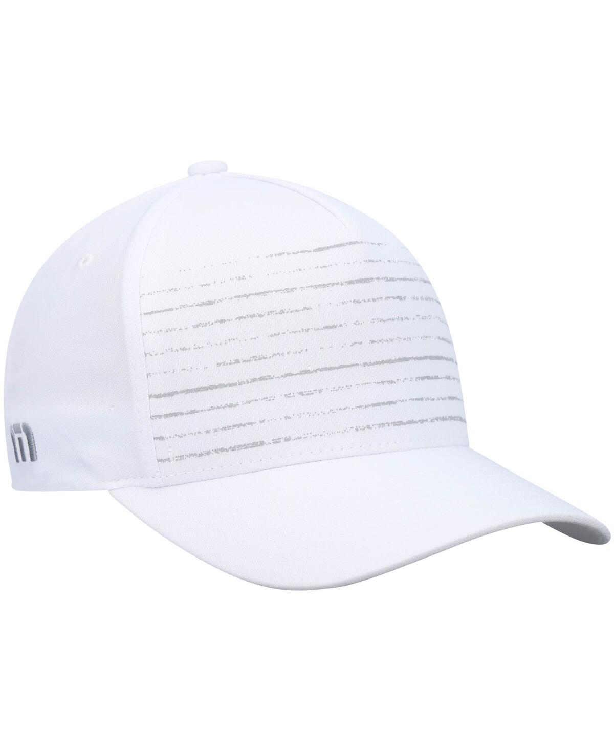 Shop Travis Mathew Men's Travismathew White Hot Streak Snapback Hat