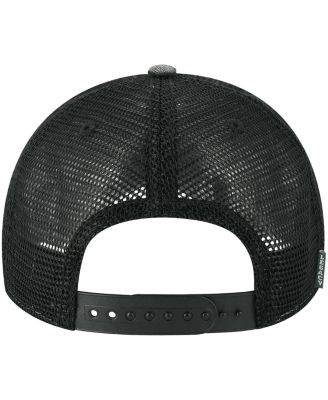 Men's Black Michigan State Spartans Sun & Bars Dashboard Trucker Snapback Hat