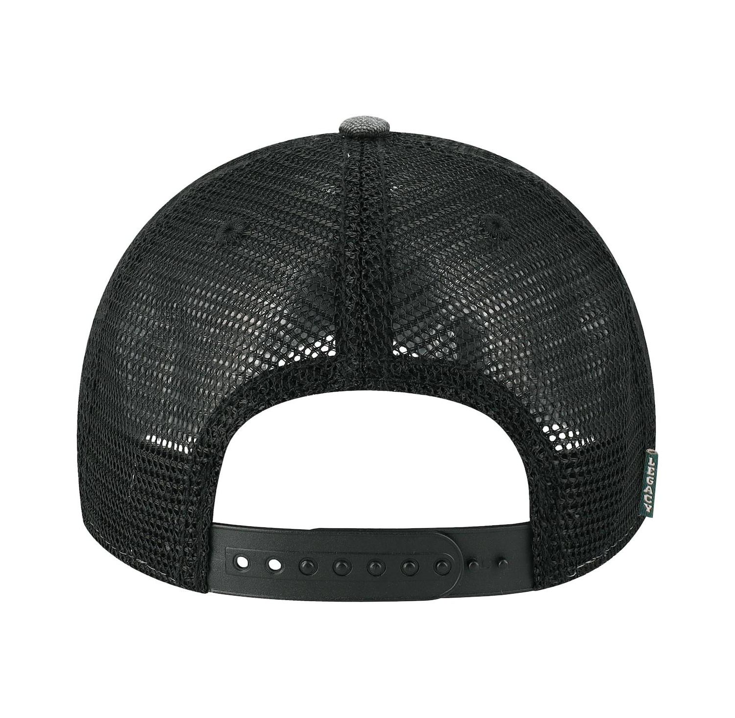 Men's Black Michigan State Spartans Sun & Bars Dashboard Trucker Snapback Hat