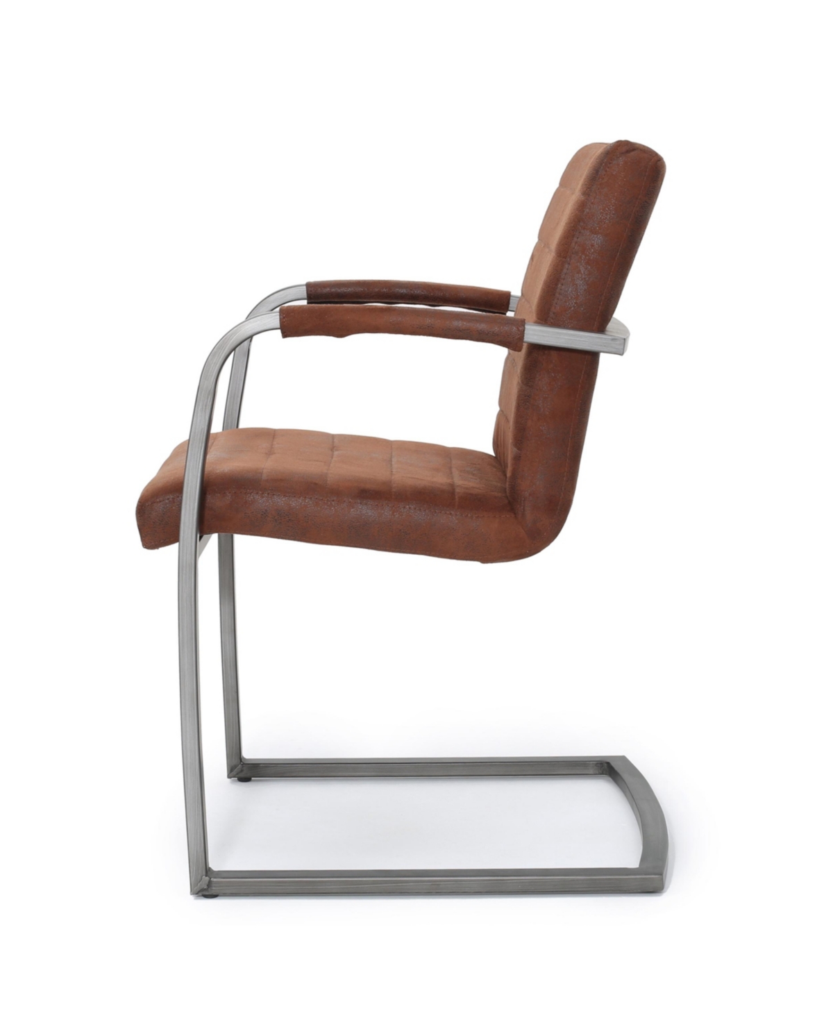 Noble House Alta Modern Arm Chair Set, 2 Piece In Brown