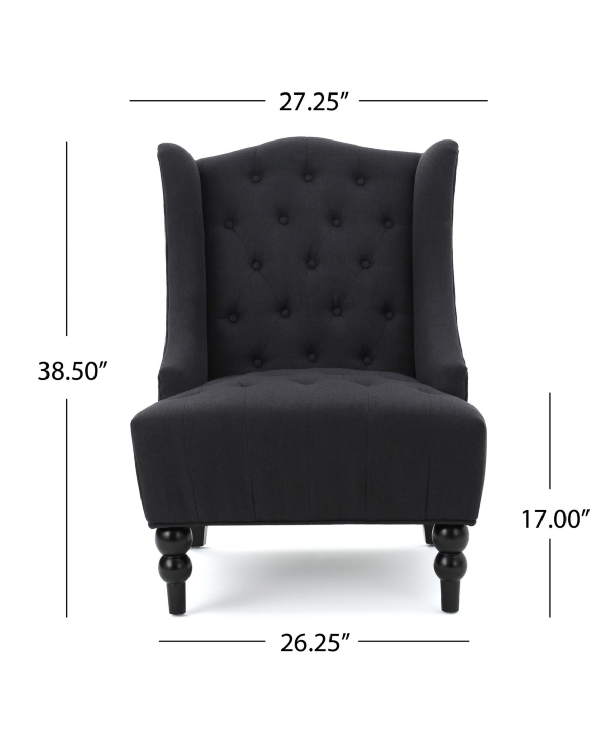 NOBLE HOUSE TODDMAN HIGH-BACK FABRIC CLUB CHAIR