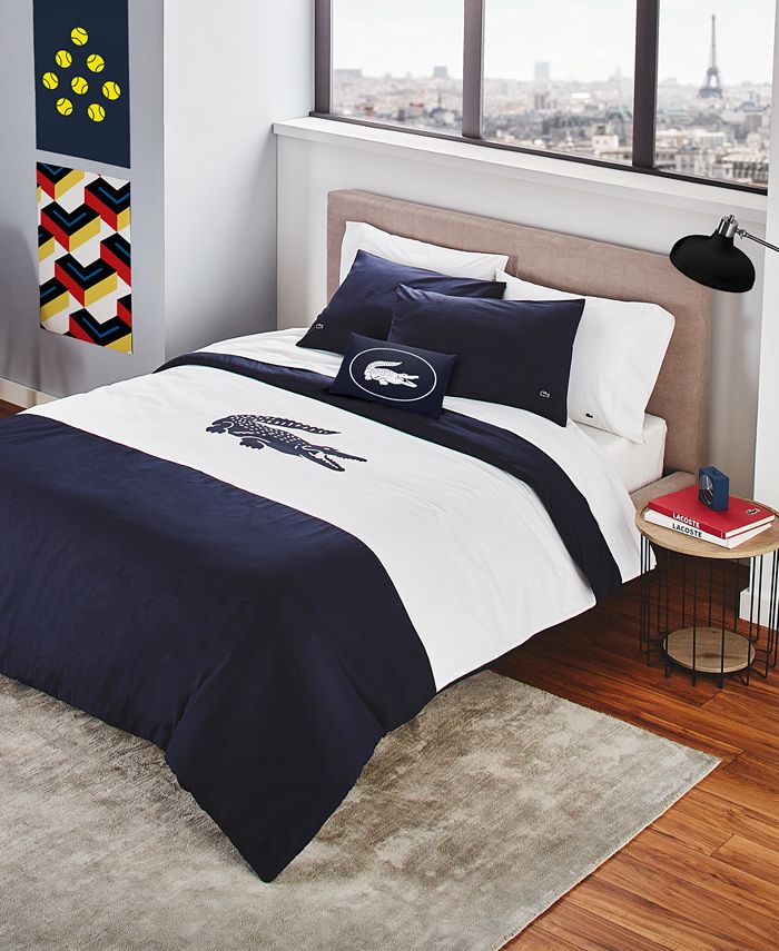 Lacoste Home Crew 4Pc. Comforter Set, Full/Queen Macy's