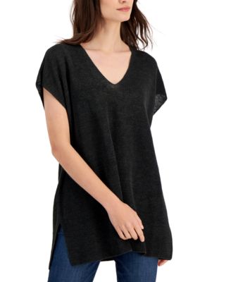 Eileen Fisher - Women's Organic Linen V-Neck Sleeveless Top