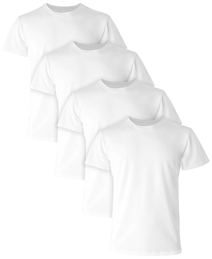 Hanes Men's Ultimate® 4-Pk. Moisture-Wicking Stretch T-Shirts - Macy's