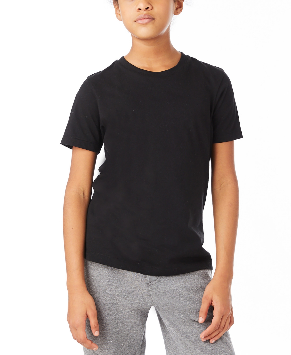 Shop Alternative Apparel Big Boys And Girls Youth Go-to T-shirt In Black