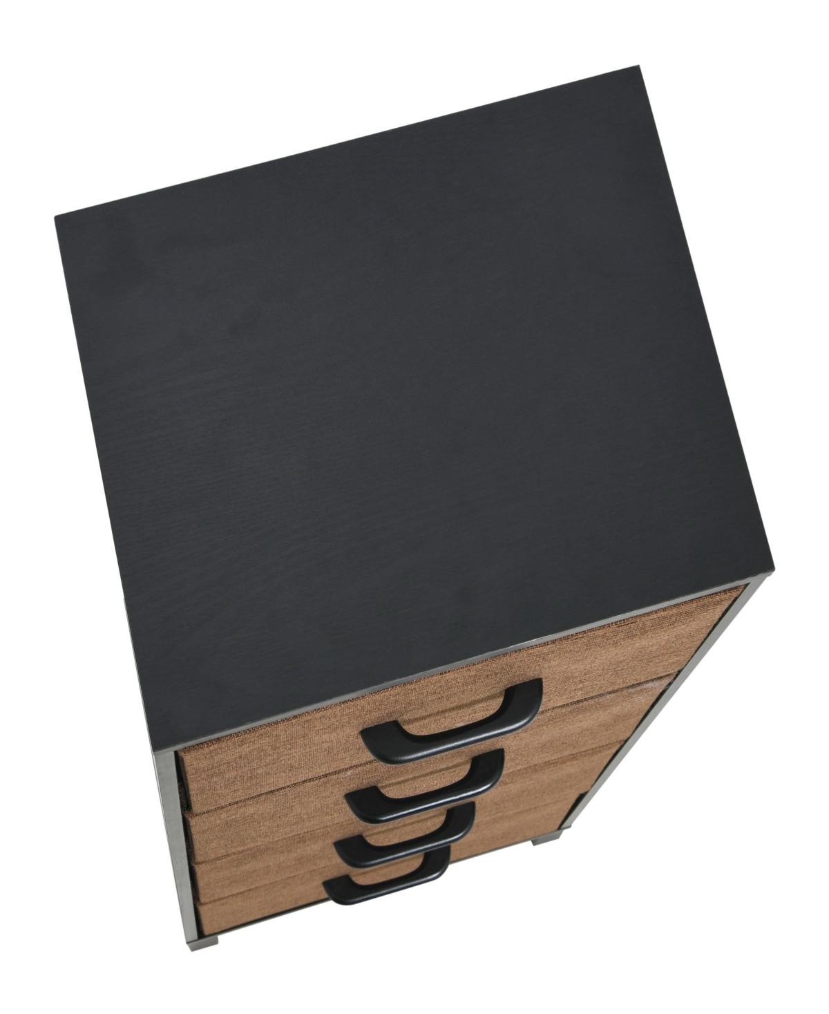 Shop Household Essentials 4 Drawer Dresser In Black Oak