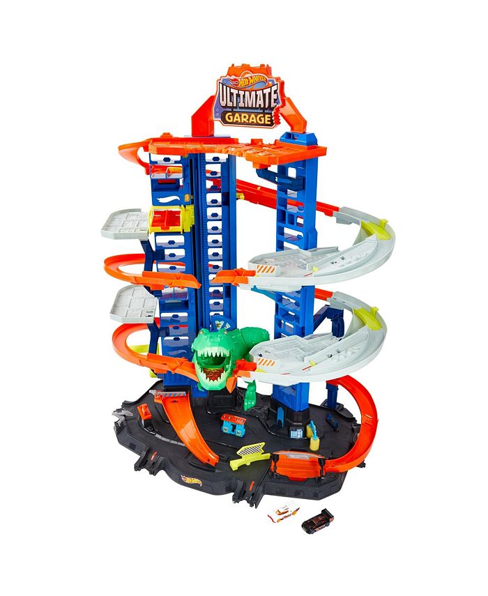 Hot Wheels Track Set and 2 Toy Cars, City Ultimate Garage Playset, Parking  for 100+ Cars - Macy's