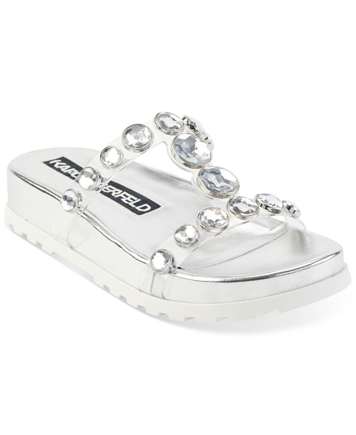 Karl lagerfeld flat discount sandals
