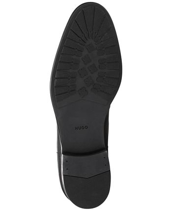 textured derby formal shoes