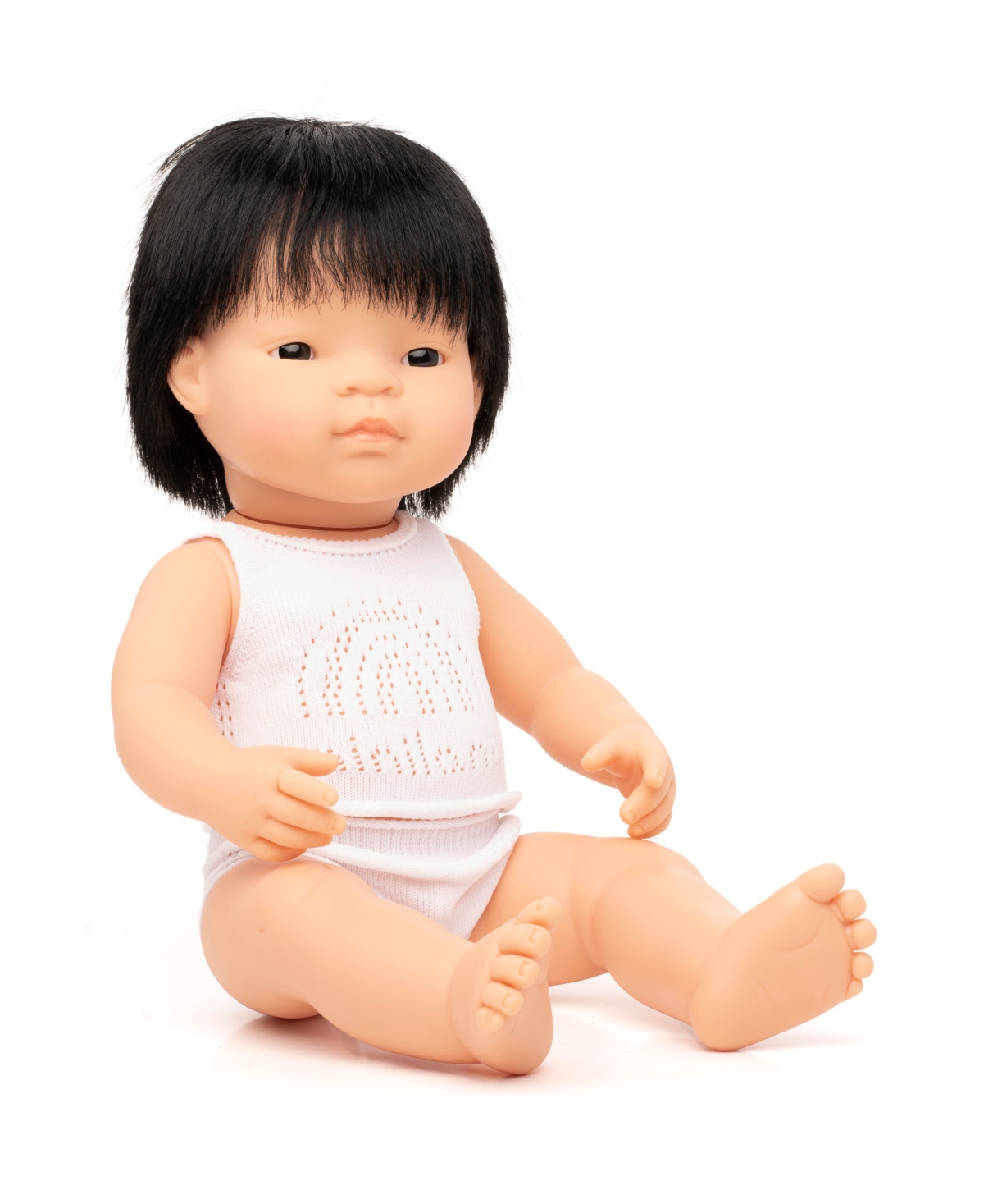 Miniland Kids' 15" Baby Doll Asian Boy Set, 3 Piece In No Color