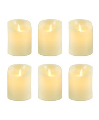 Photo 1 of Battery Operated LED Votive with Moving Flame, Set of 6